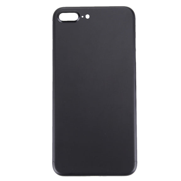 5 in 1 for iPhone 7 Plus (Back Cover + Card Tray + Volume Control Key + Power Button + Mute Switch Vibrator Key) Full Assembly Housing Cover(Black)