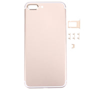 5 in 1 for iPhone 7 Plus (Back Cover + Card Tray + Volume Control Key + Power Button + Mute Switch Vibrator Key) Full Assembly Housing Cover(Gold)