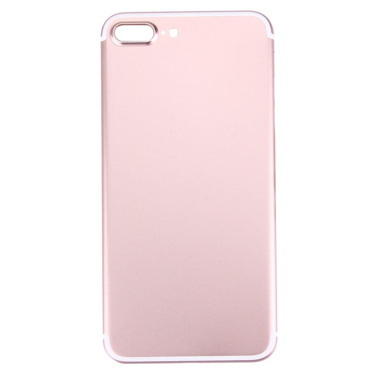 5 in 1 for iPhone 7 Plus (Back Cover + Card Tray + Volume Control Key + Power Button + Mute Switch Vibrator Key) Full Assembly Housing Cover(Rose Gold)