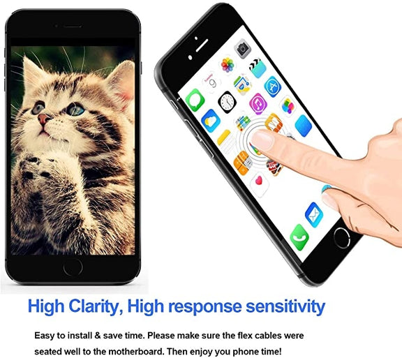 TFT LCD Screen for iPhone 7 Plus with Digitizer Full Assembly include Front Camera (White)