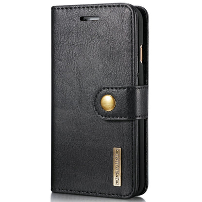 DG.MING For iPhone SE 2020 & 8 & 7  Crazy Horse Texture Horizontal Flip Detachable Magnetic Protective Case with Holder & Card Slots & Wallet(Black) - More iPhone Cases by DG.MING | Online Shopping South Africa | PMC Jewellery | Buy Now Pay Later Mobicred