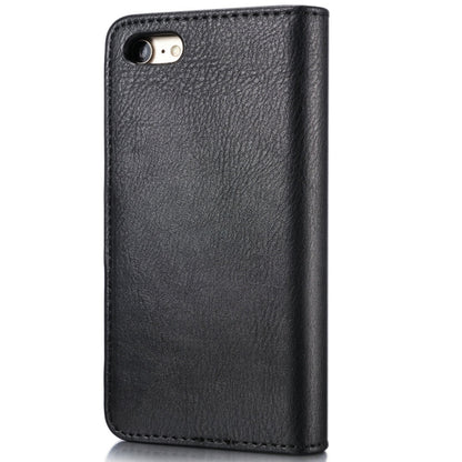DG.MING For iPhone SE 2020 & 8 & 7  Crazy Horse Texture Horizontal Flip Detachable Magnetic Protective Case with Holder & Card Slots & Wallet(Black) - More iPhone Cases by DG.MING | Online Shopping South Africa | PMC Jewellery | Buy Now Pay Later Mobicred