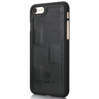 DG.MING For iPhone SE 2020 & 8 & 7  Crazy Horse Texture Horizontal Flip Detachable Magnetic Protective Case with Holder & Card Slots & Wallet(Black) - More iPhone Cases by DG.MING | Online Shopping South Africa | PMC Jewellery | Buy Now Pay Later Mobicred