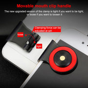 A9 Direct Mobile Clip Games Joystick Artifact Hand Travel Button Sucker with Ring Holder for iPhone, Android Phone, Tablet(Gold)