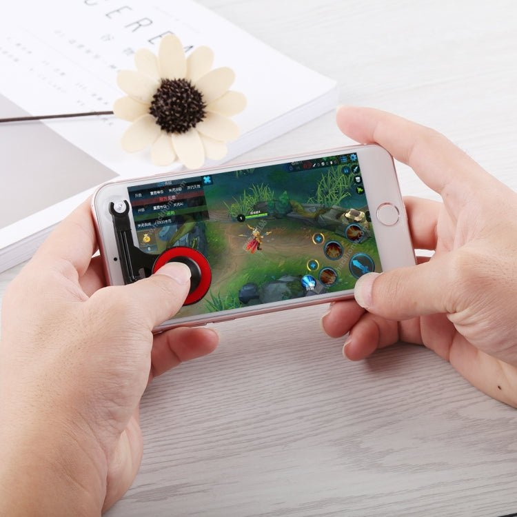 Q9 Direct Mobile Games Joystick Artifact Hand Travel Button Sucker for iPhone, Android Phone, Tablet(Red)