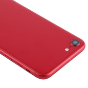 Battery Back Cover Assembly with Side Keys & Vibrator & Speaker Ringer Buzzer & Power Button + Volume Button Flex Cable & Card Tray for iPhone 8(Red)