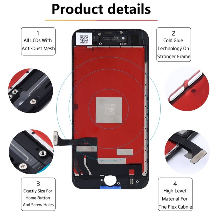 Original LCD Screen for iPhone 8 with Digitizer Full Assembly(White)