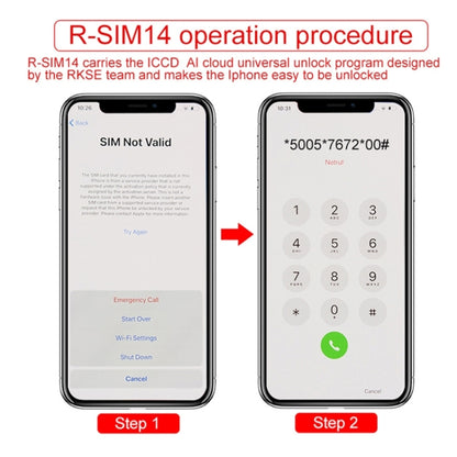 R-SIM 14 V18 Ultra Universal ICCID SIM Unlock Card for iPhone X, XS, XR, XS Max, 8 & 8 Plus, 7 & 7 Plus - Unlock SIM Card by PMC Jewellery | Online Shopping South Africa | PMC Jewellery | Buy Now Pay Later Mobicred
