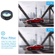 APEXEL APL-DG10 Macro Wide-angle Fisheye Telephoto CPL Flow Filter Radial Filter Star Filter Kaleidoscope 3 & 6 Lens Kit, For iPhone, Samsung, Huawei, Xiaomi, HTC and Other Smartphones, Ultra-thin Digital Camera