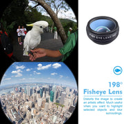 APEXEL APL-DG10 Macro Wide-angle Fisheye Telephoto CPL Flow Filter Radial Filter Star Filter Kaleidoscope 3 & 6 Lens Kit, For iPhone, Samsung, Huawei, Xiaomi, HTC and Other Smartphones, Ultra-thin Digital Camera
