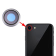 Rear Camera Lens Ring for iPhone 8(Silver) - Camera Series by PMC TechLife | Online Shopping South Africa | PMC TechLife