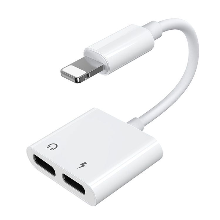 JOYROOM S-Y104 Ben Series Apple Dual Lightning Adapter, Length: 1.2m(White) - Earphone Adapter by JOYROOM | Online Shopping South Africa | PMC TechLife | Buy Now Pay Later Mobicred