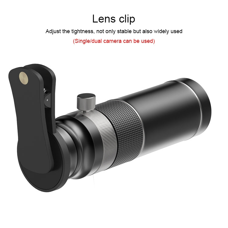 Universal 20X Mobile Phone HD Telephoto Telescope Lens with Tripod & Clip - Telescope & Microscope by PMC TechLife | Online Shopping South Africa | PMC TechLife