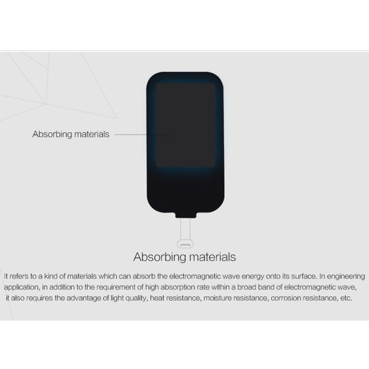 NILLKIN Magic Tag QI Standard Wireless Charging Receiver for iPhone 7 Plus / 6s Plus / 6 Plus, with 8 Pin Port, Length: 109mm