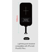 NILLKIN Magic Tag QI Standard Wireless Charging Receiver for iPhone 7 Plus / 6s Plus / 6 Plus, with 8 Pin Port, Length: 109mm