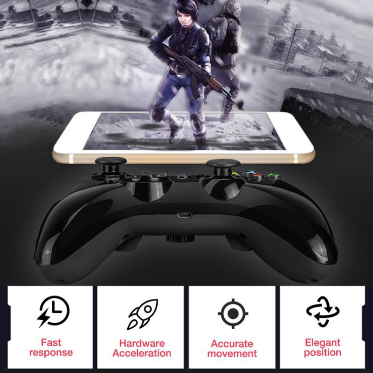 PXN PXN-6603 MFI Mobile Phone Wireless Bluetooth Game Handle Controller, Compatible with iOS System(Black) - free shipping - PMC Jewellery - Order now!