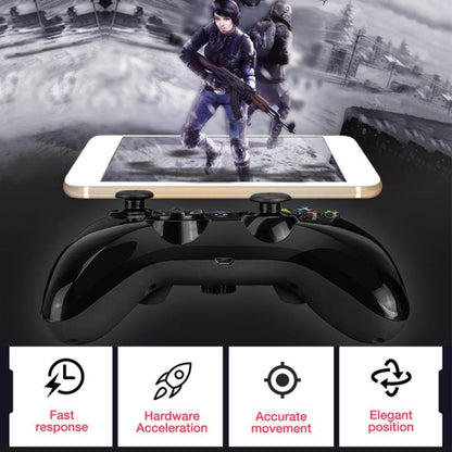PXN PXN-6603 MFI Mobile Phone Wireless Bluetooth Game Handle Controller, Compatible with iOS System(Black) - free shipping - PMC Jewellery - Order now!