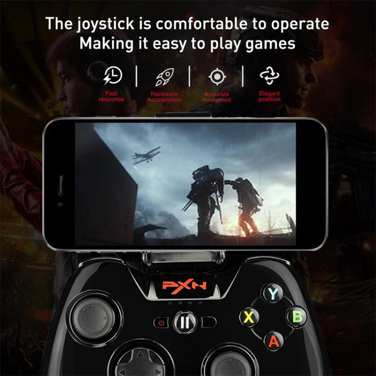 PXN PXN-6603 MFI Mobile Phone Wireless Bluetooth Game Handle Controller, Compatible with iOS System(Black) - free shipping - PMC Jewellery - Order now!