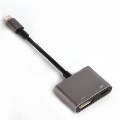7565S 8 Pin to HDMI HDTV Projector Video Adapter Cable for iPad(Grey) - free shipping - PMC Jewellery - Order now!