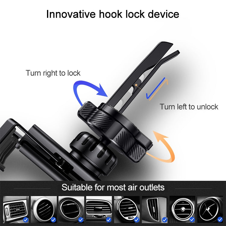 USAMS US-ZJ058 Retractable Gravity Car Holder for 4.7 - 7 inch Smartphones - Universal Car Holders by USAMS | Online Shopping South Africa | PMC TechLife | Buy Now Pay Later Mobicred