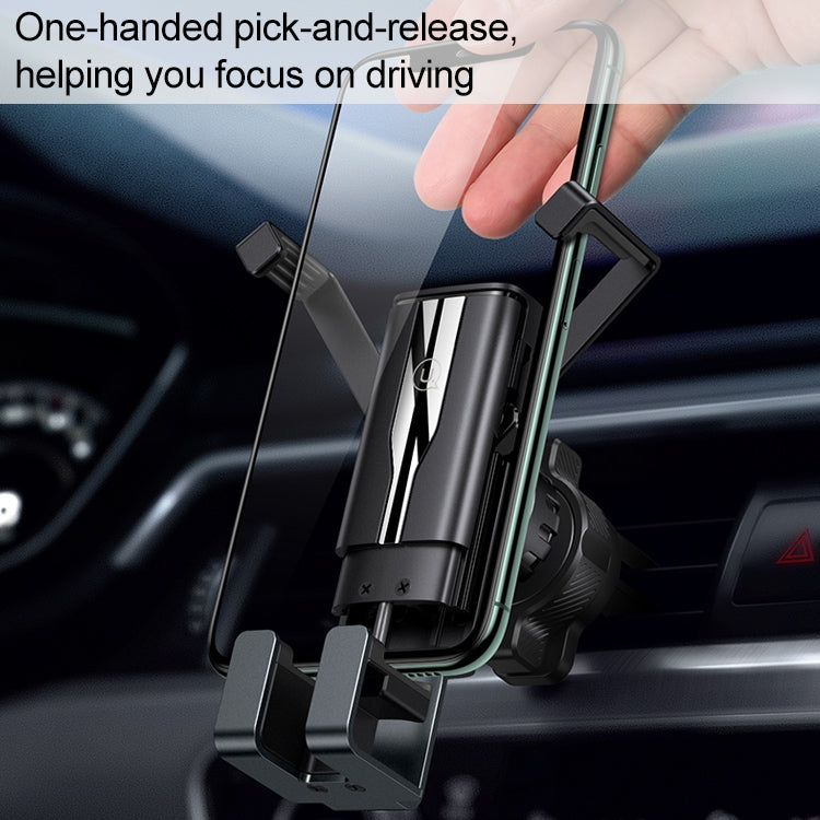 USAMS US-ZJ058 Retractable Gravity Car Holder for 4.7 - 7 inch Smartphones - Universal Car Holders by USAMS | Online Shopping South Africa | PMC TechLife | Buy Now Pay Later Mobicred