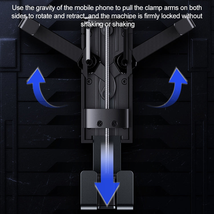 USAMS US-ZJ058 Retractable Gravity Car Holder for 4.7 - 7 inch Smartphones - Universal Car Holders by USAMS | Online Shopping South Africa | PMC TechLife | Buy Now Pay Later Mobicred