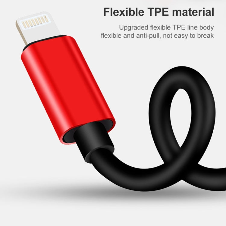2 in 1 8 Pin Male to Dual 8 Pin Female Charging and Listening to Music Audio Earphone Adapter, Compatible with All IOS Systems(Gold) - Earphone Adapter by PMC TechLife | Online Shopping South Africa | PMC TechLife