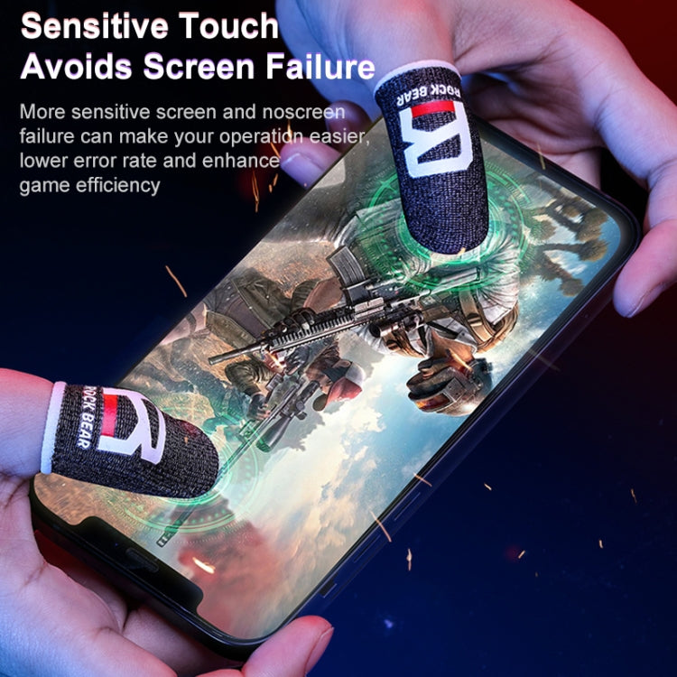 ROCK i27 Super Conductive Silver Fiber Anti-sweat Sensitive Touch Gaming Finger Cover for Thumb / Index Finger - Gaming Finger Sleeves by PMC TechLife | Online Shopping South Africa | PMC TechLife
