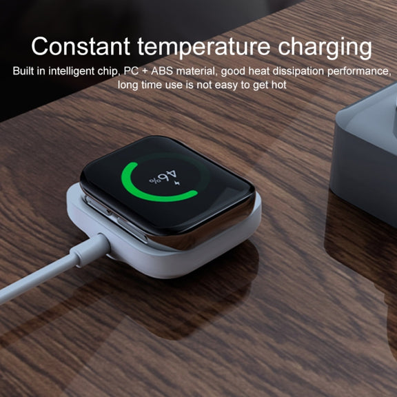 For OPPO Watch 41mm Smart Watch Magnetic Charger Charging Base(White)