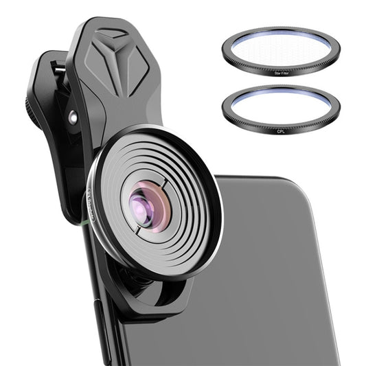 APEXEL APL-HB10X Macro Lens Telephoto Clip + Star Light Filter + CPL Phone Lens Kit - free shipping - PMC Jewellery - Order now!