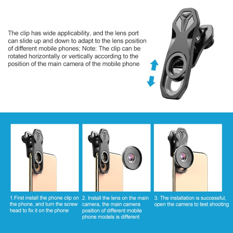 APEXEL APL-HB10X Macro Lens Telephoto Clip + Star Light Filter + CPL Phone Lens Kit - free shipping - PMC TechLife - Order now!