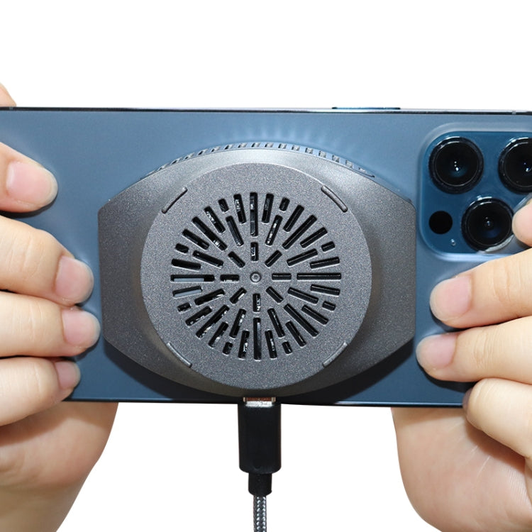 ETG755 15W Refrigeration Magnetic Wireless Charger(Grey) - Wireless Charger by PMC TechLife | Online Shopping South Africa | PMC TechLife