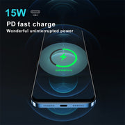 ETG755 15W Refrigeration Magnetic Wireless Charger(Grey)