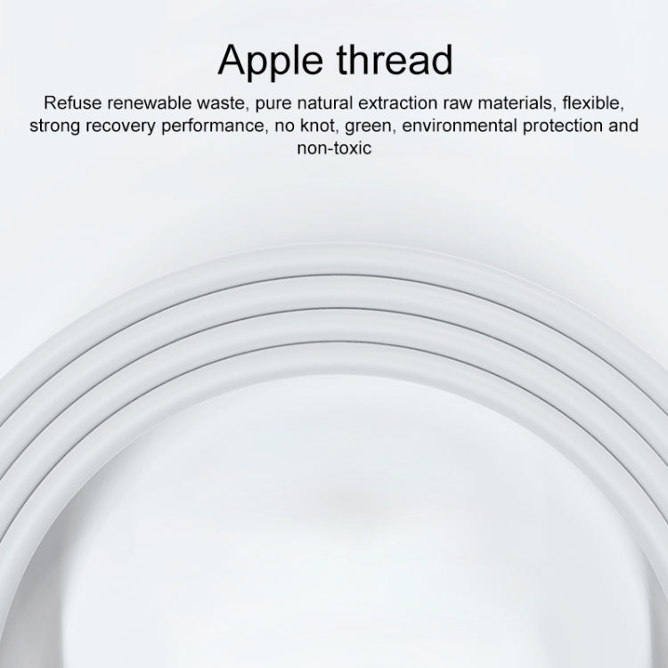 IVON CA70 8 Pin Fast Charging Data Cable, Length: 1m (White) - Normal Style Cable by IVON | Online Shopping South Africa | PMC TechLife