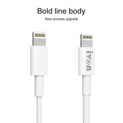 IVON CA70 8 Pin Fast Charging Data Cable, Length: 1m (White)