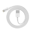 IVON CA70 8 Pin Fast Charging Data Cable, Length: 2m (White) - Normal Style Cable by IVON | Online Shopping South Africa | PMC TechLife | Buy Now Pay Later Mobicred