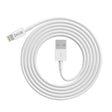 IVON CA70 8 Pin Fast Charging Data Cable, Length: 3m (White) - Normal Style Cable by IVON | Online Shopping South Africa | PMC TechLife