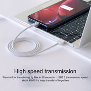IVON CA70 8 Pin Fast Charging Data Cable, Length: 3m (White)