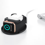 3 in 1 Charger Holder Base for Watch & AirPods with Zippered Storage Bag & Carabiner