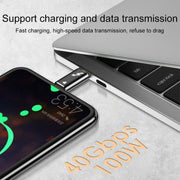 5A Type-C to Type-C Compatible Thunderbolt 4 Magnetic Adapter
