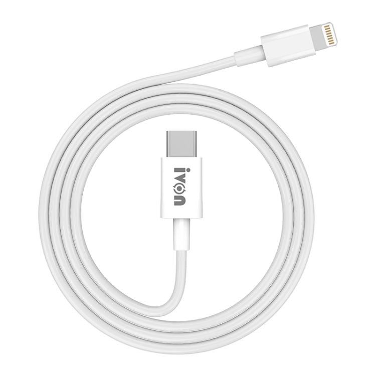 IVON CA93 20W PD USB-C / Type-C to 8 Pin TPE Fast Charging Data Cable, Cable Length: 1m - 2 in 1 Cable by IVON | Online Shopping South Africa | PMC TechLife | Buy Now Pay Later Mobicred