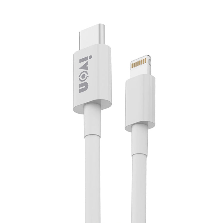 IVON CA93 20W PD USB-C / Type-C to 8 Pin TPE Fast Charging Data Cable, Cable Length: 1m - 2 in 1 Cable by IVON | Online Shopping South Africa | PMC TechLife | Buy Now Pay Later Mobicred
