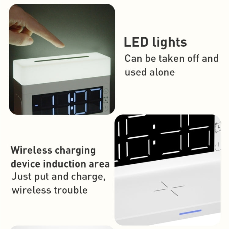 N65 6 in 1 Multifunctional Wireless Charger (White)