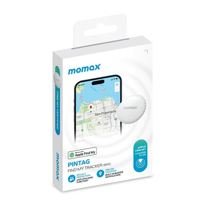 MOMAX PINTAG BR5 Wireless Positioning Anti-lost Device(White) - free shipping - PMC Jewellery - Order now!