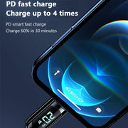 Mutural Li-CC004 1.2m 10W Digital Display USB to 8 Pin Charging Data Cable