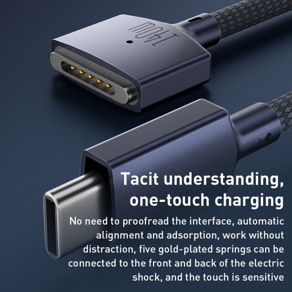 140W USB-C / Type-C to MagSafe 3 Magnetic Fast Charging Cable, Length:2m (White)