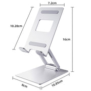 R-JUST SJ33 Aluminum Alloy Folding Phone / Tablet Stand(Grey)