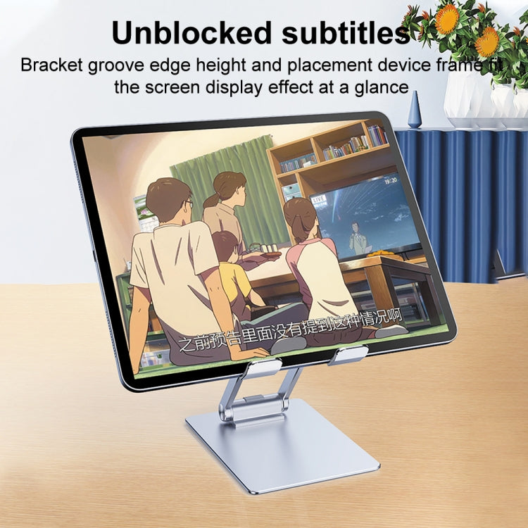 R-JUST SJ33 Aluminum Alloy Folding Phone / Tablet Stand(Grey) - Desktop Holder by R-JUST | Online Shopping South Africa | PMC TechLife