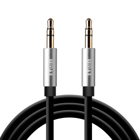 IVON CA55 3.5mm Male to Male AUX Audio Cable, Cable Length: 1m(Black) - Video & Audio Cable by IVON | Online Shopping South Africa | PMC Jewellery | Buy Now Pay Later Mobicred