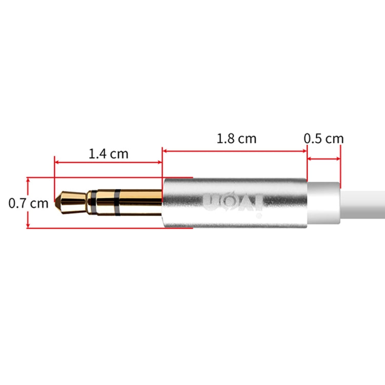 IVON CA55 3.5mm Male to Male AUX Audio Cable, Cable Length: 1m(Black) - Video & Audio Cable by IVON | Online Shopping South Africa | PMC TechLife | Buy Now Pay Later Mobicred